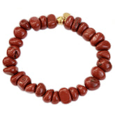 Pulsera de jaspe rojo