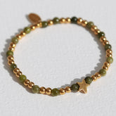 Moraira star bracelet olive stone