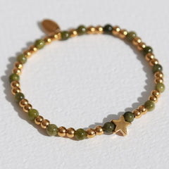 Bracelet Moraira étoile en pierre d'olivier