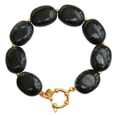 Pulsera pastilla negra