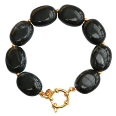 Pulsera pastilla negra