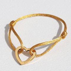 Pulsera dulce amor oro