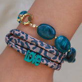 Bracelets set Pastille emerald