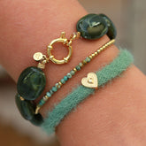 Conjunto de pulseras Pastilla verde