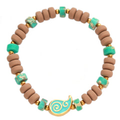 Armband paisley turquoise