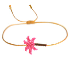 Pulsera palma rosa