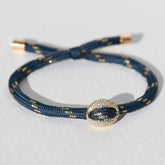 Diamantarmband in Bohnenform