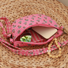 Bolso bandolera rosa