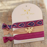 Bandas elásticas ibicencas Burgundy bee