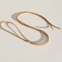 Choker Navajo beige zilver