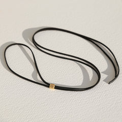 Choker Navajo zwart goud