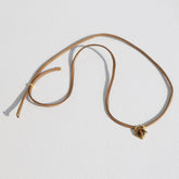 Suede choker tiger eye