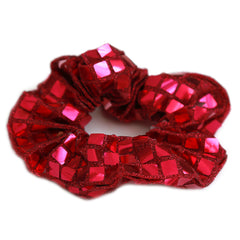 Scrunchie disco red