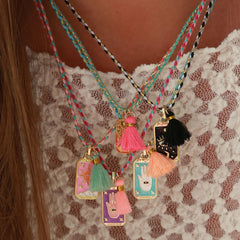 Halskette gypsy Türkis Glück