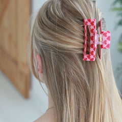 Pinzas para el pelo con forma de corazón