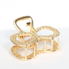 Haarspange Mini-Schleife gold