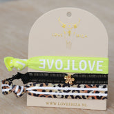 Ibiza hair ties Leopard stripe