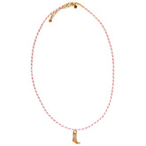 Collar con bota de vaquero