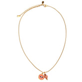 Cadena de oro mística alma ojo naranja