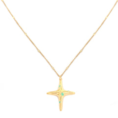 Ketting north star turquoise