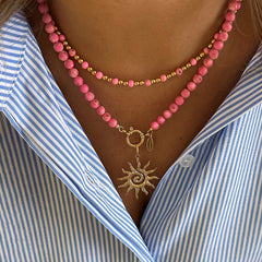 Collar Moraira rosa