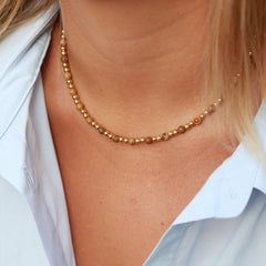 Collier en jaspe Moraira