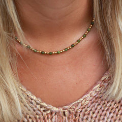 Collier en pierre d'olivier Moraira