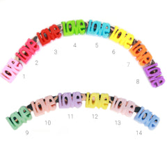 Bracelet de cheville léopard love - choisissez votre propre couleur !