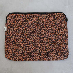 Laptop sleeve leopard