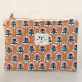 Make-up bag Indian brown