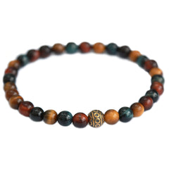 Pulsera piedra ojo de tigre para hombre