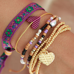Armband cerise heart