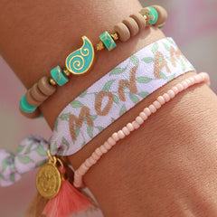 Armband paisley turquoise