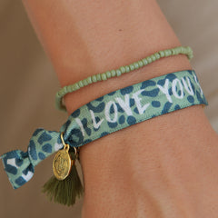 Ibiza elastiekjes I love you so matcha