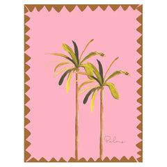 Postkarte Twin Palms