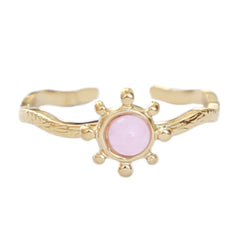 Golden ring sunshine pink