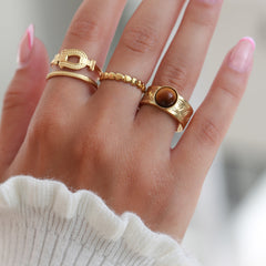 Hebilla de anillo de oro