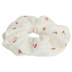 Scrunchie Kirsche Creme
