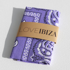 Lila Bandana-Schal