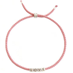 Le bracelet d'amour en argent rose