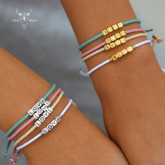 Das Liebesarmband silberbeige