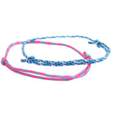 Conjunto de pulseras surf culture azul