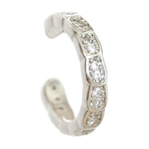 Earcuff strass silver