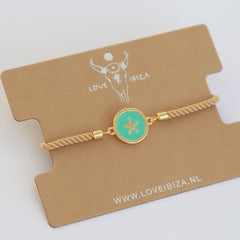 Conjunto de brazalete turquesa