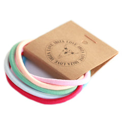 Bracelet élastique cheveux doré