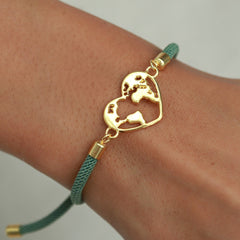 Armband heart earth