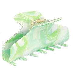 Hair clip apple marble