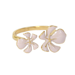 Bague Flores rose