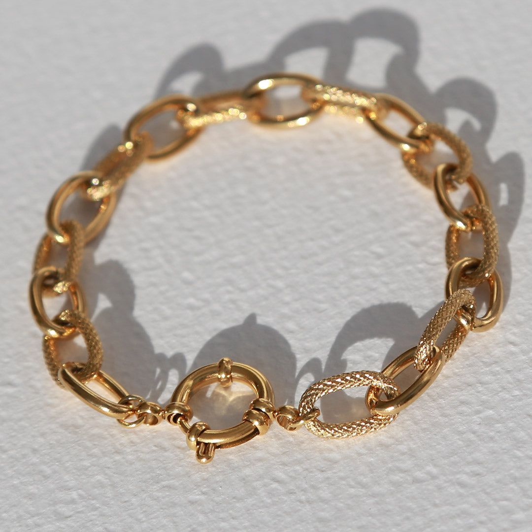 Bracelet Statement chain gold