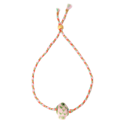 Bracelet poisson tropical orange